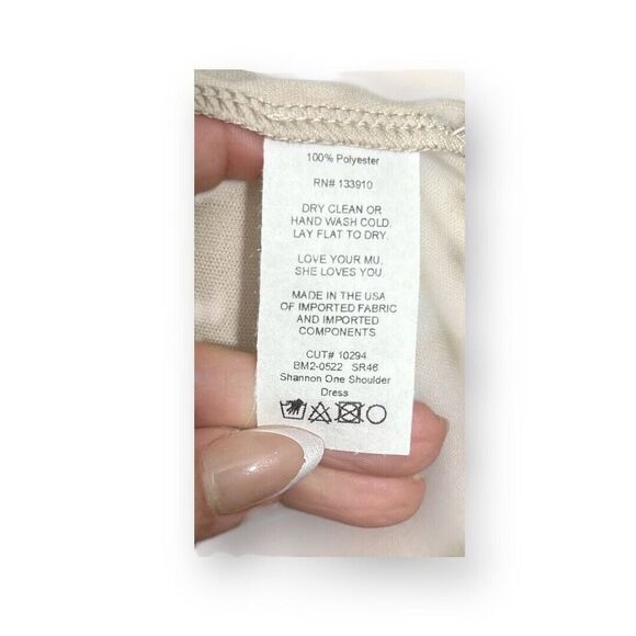 Show Me Your MuMu M Shannon One Shoulder Dress Show Me the Ring Slit Gown Formal - Picture 4 of 9